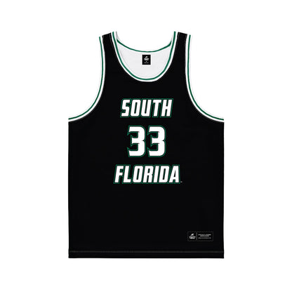 USF - NCAA Men's Basketball : Donovan Waleskowski - Love Wins Black Basketball Jersey-0