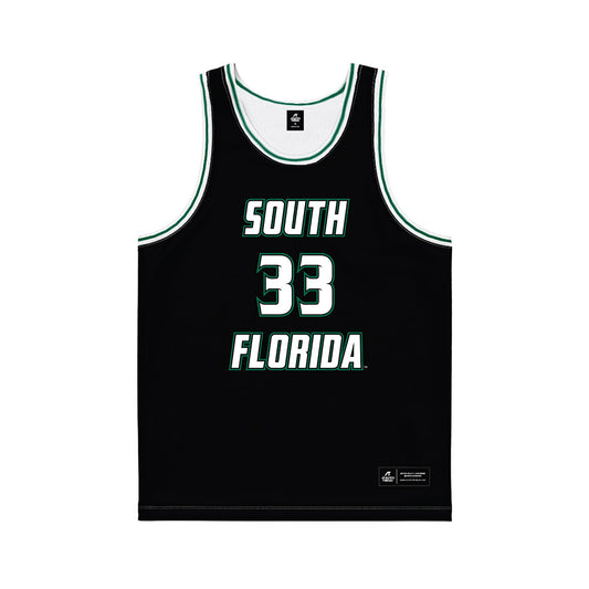USF - NCAA Men's Basketball : Donovan Waleskowski - Love Wins Black Basketball Jersey-0