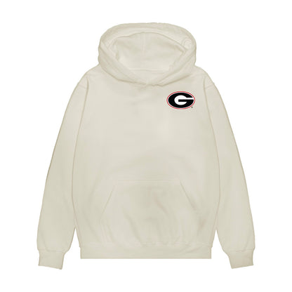 Georgia - NCAA Men's Basketball : Jake Wilkins - Graphic Premium Hooded Sweatshirt-0