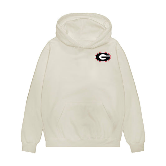 Georgia - NCAA Men's Basketball : Jake Wilkins - Graphic Premium Hooded Sweatshirt-0