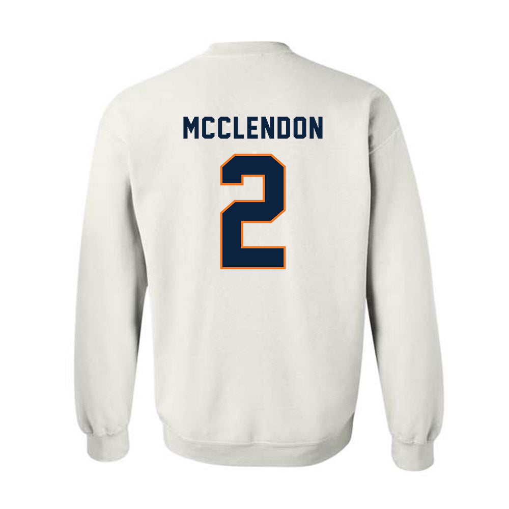 Pepperdine - NCAA Men's Basketball : William Mcclendon - Classic Shersey Crewneck Sweatshirt-1