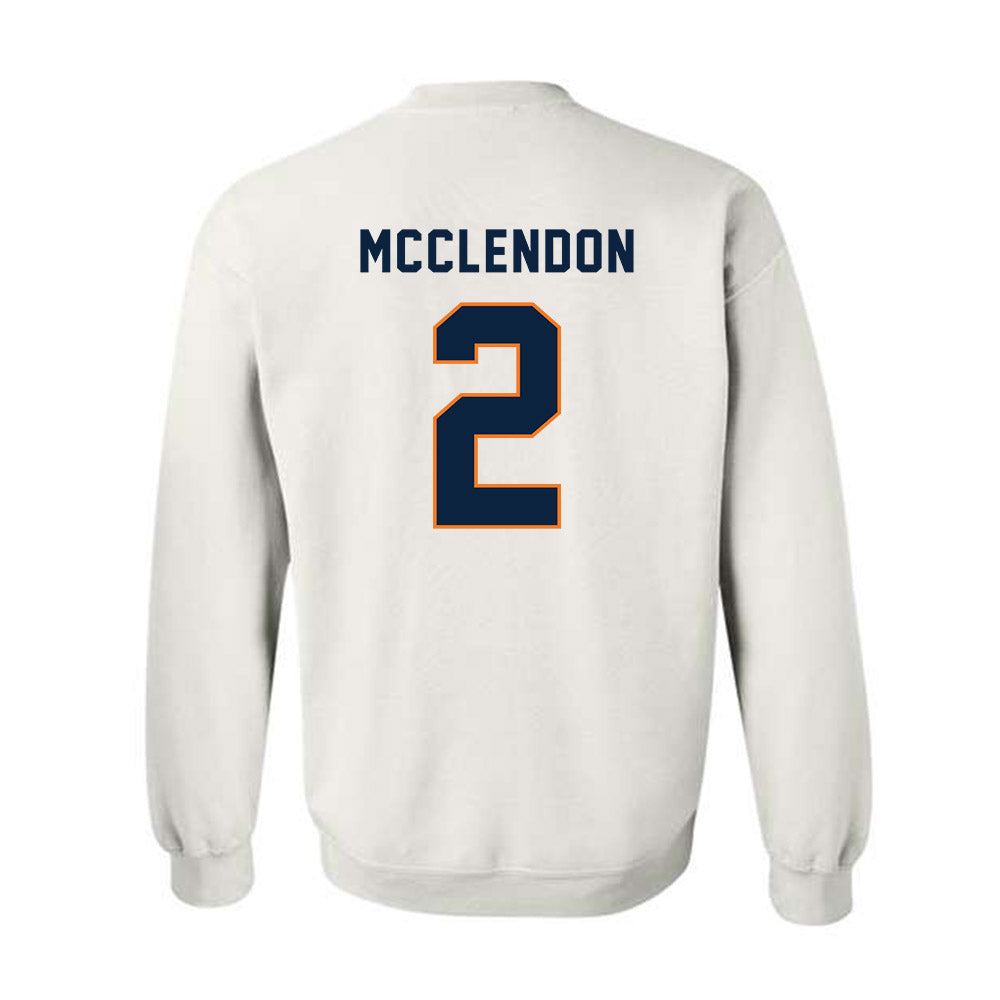 Pepperdine - NCAA Men's Basketball : William Mcclendon - Classic Shersey Crewneck Sweatshirt-1