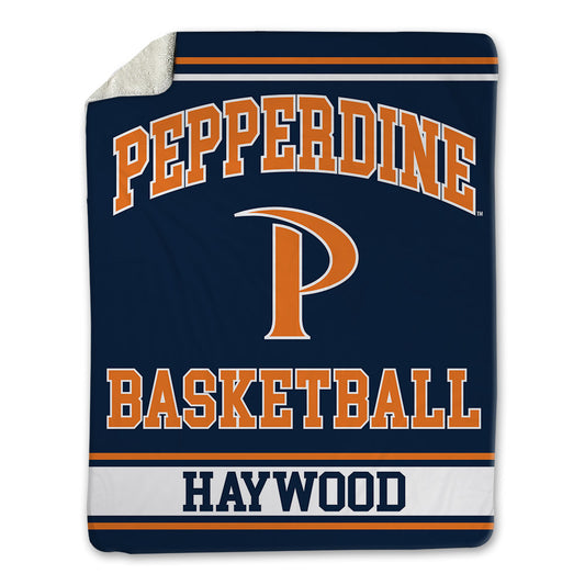 Pepperdine - NCAA Men's Basketball : Evan Haywood - Blanket-0