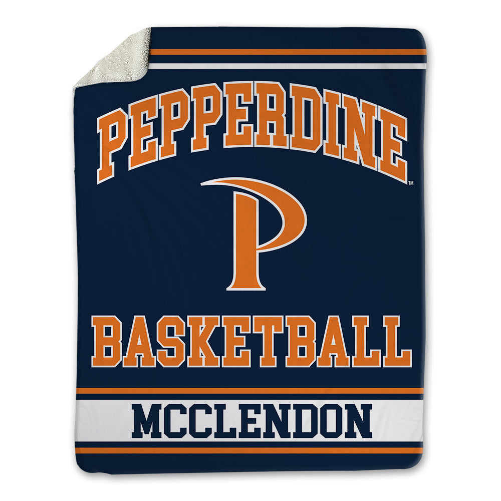 Pepperdine - NCAA Men's Basketball : William Mcclendon - Blanket-0