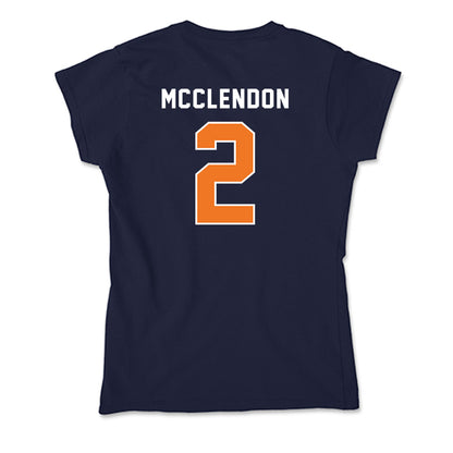 Pepperdine - NCAA Men's Basketball : William Mcclendon - Classic Shersey Soft Style Women’s T-Shirt-1