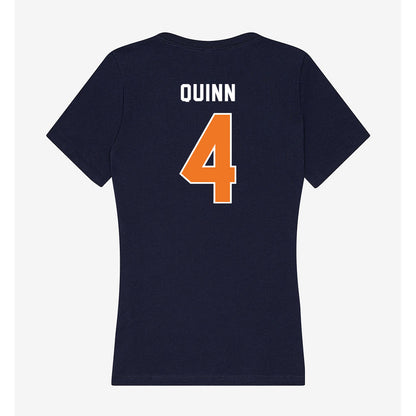 Pepperdine - NCAA Women's Soccer : Elle Quinn - Classic Shersey Women's V-Neck T-Shirt-1