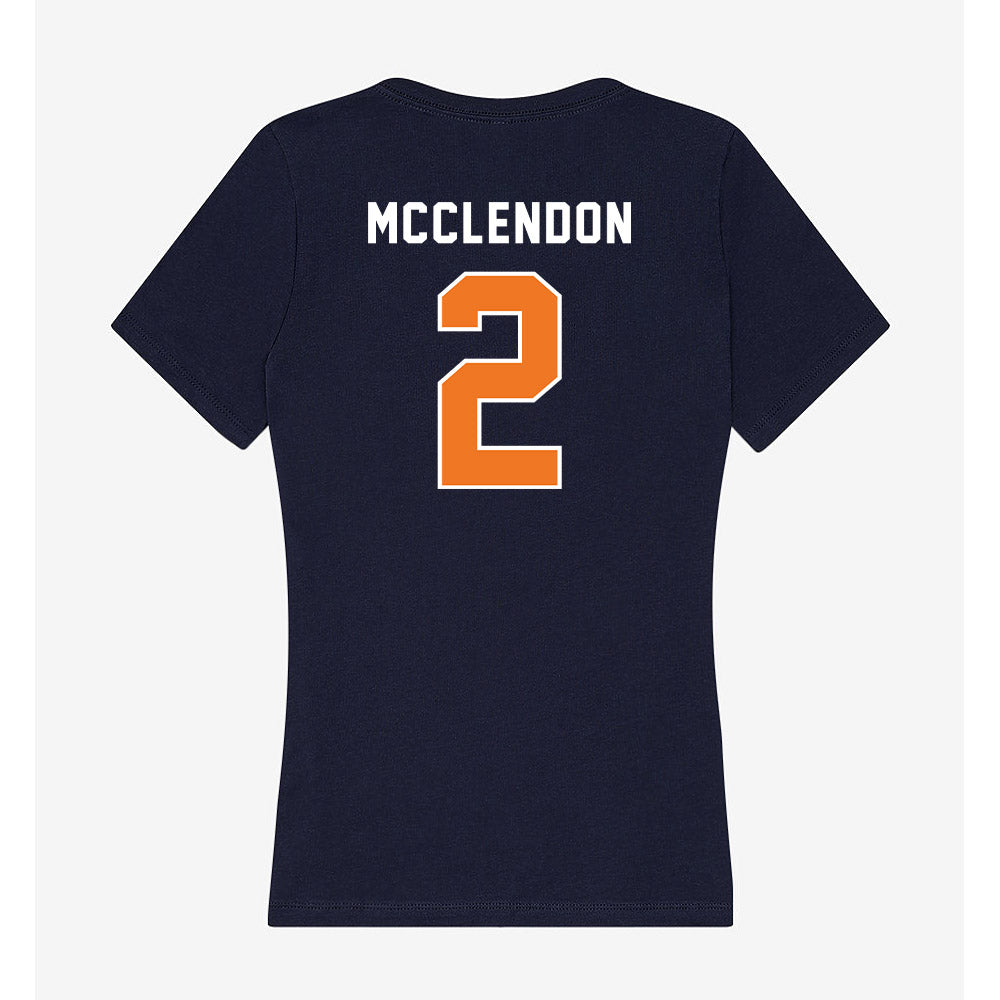 Pepperdine - NCAA Men's Basketball : William Mcclendon - Classic Shersey Women's V-Neck T-Shirt-1