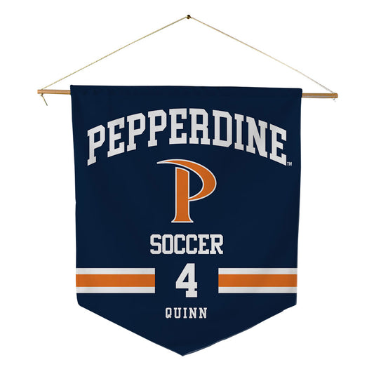 Pepperdine - NCAA Women's Soccer : Elle Quinn - Pennant - 18" x 21"-0