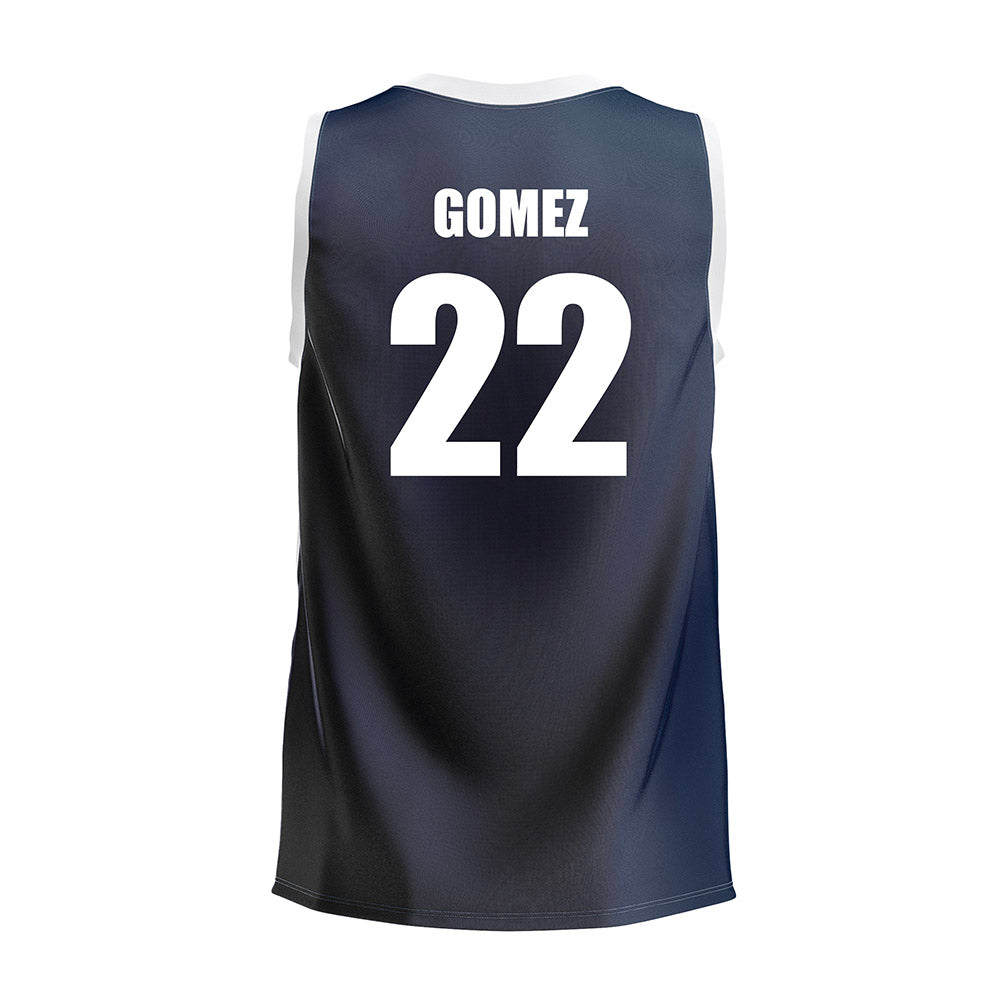 Pepperdine - NCAA Men's Volleyball : Jose Gomez - Navy Volleyball Jersey-1