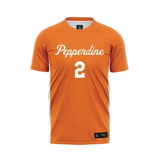 Pepperdine - NCAA Women's Soccer : Ariana Salvador - Orange Soccer Jersey-0