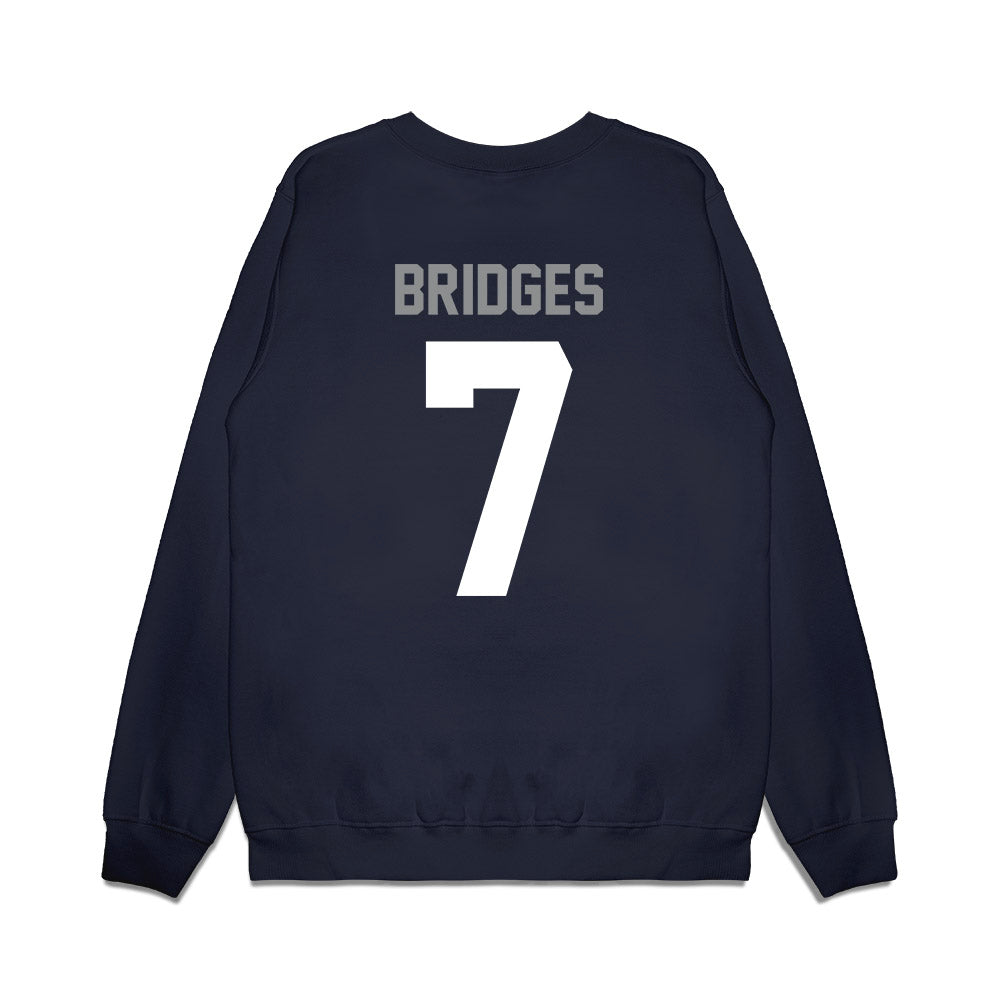 Nevada - NCAA Football : Selman Bridges - Vintage Football Premium Crewneck Sweatshirt-1