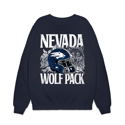 Nevada - NCAA Football : Deven Vigue - Vintage Football Premium Crewneck Sweatshirt-0