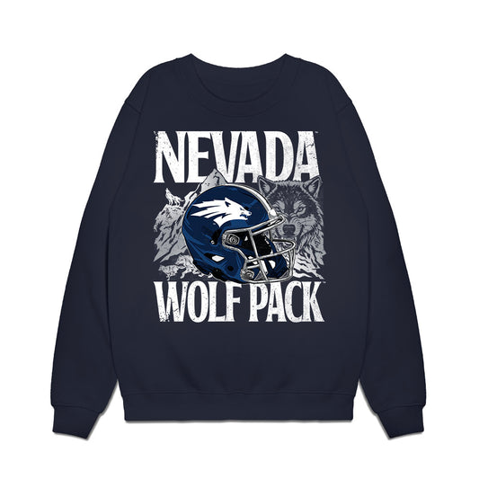 Nevada - NCAA Football : Logologo Vaa - Vintage Football Premium Crewneck Sweatshirt-0
