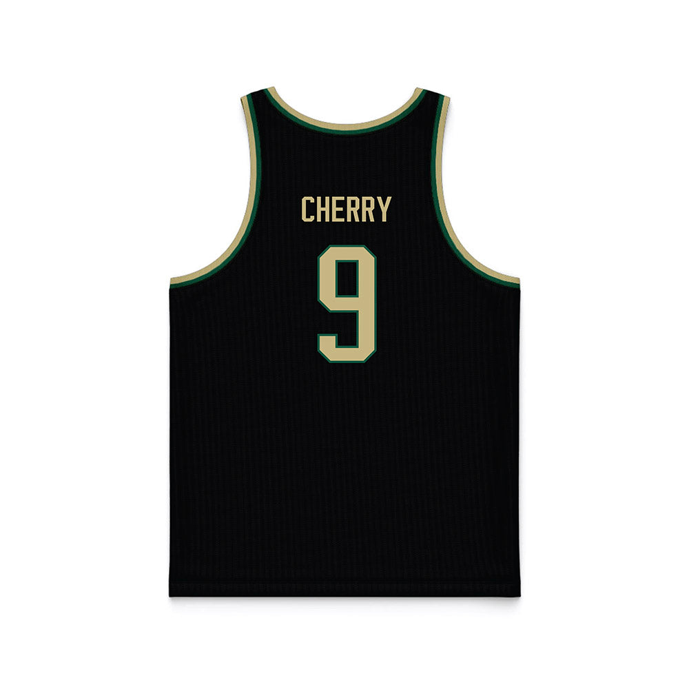 Sacramento State - NCAA Men's Basketball : Jeremiah Cherry - Black Basketball Jersey-1