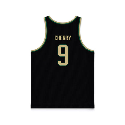 Sacramento State - NCAA Men's Basketball : Jeremiah Cherry - Black Basketball Jersey-1