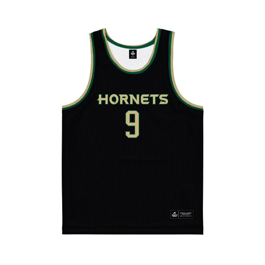 Sacramento State - NCAA Men's Basketball : Jeremiah Cherry - Black Basketball Jersey-0