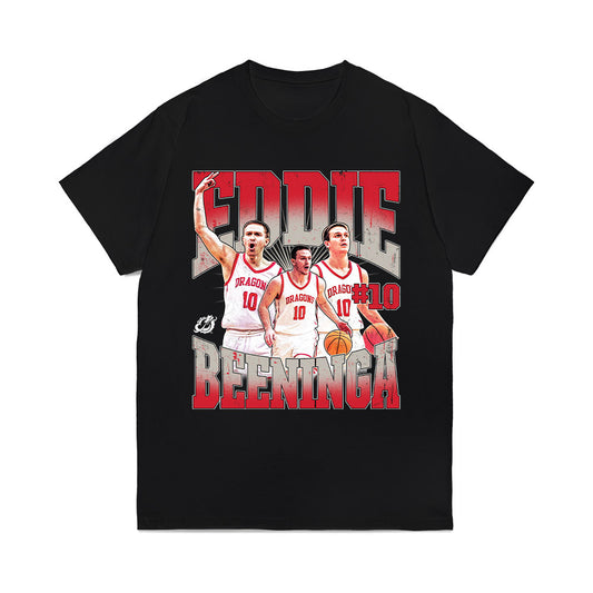MSUM - NCAA Men's Basketball : Eddie Beeninga - Collage Comfort Colors T-Shirt-0
