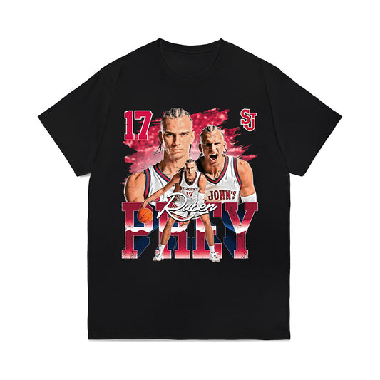 St. Johns - NCAA Men's Basketball : Ruben Prey - Collage Comfort Colors T-Shirt-0
