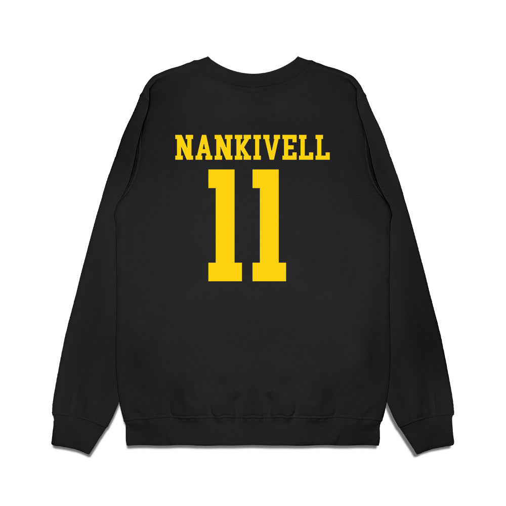 Delaware - NCAA Softball : Allie Nankivell - Conference Champions Premium Crewneck Sweatshirt-1