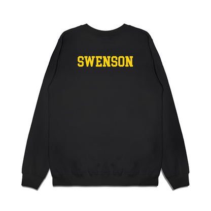 Delaware - NCAA Men's Swimming & Diving : Broder Swenson - Premium Crewneck Sweatshirt-1