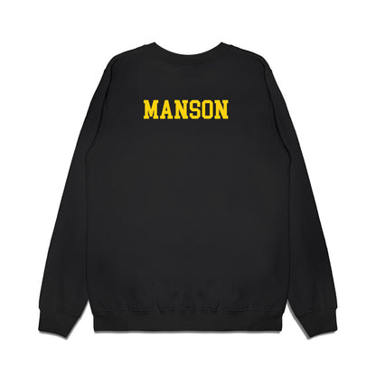 Delaware - NCAA Women's Track & Field : Sara Manson - Premium Crewneck Sweatshirt-1