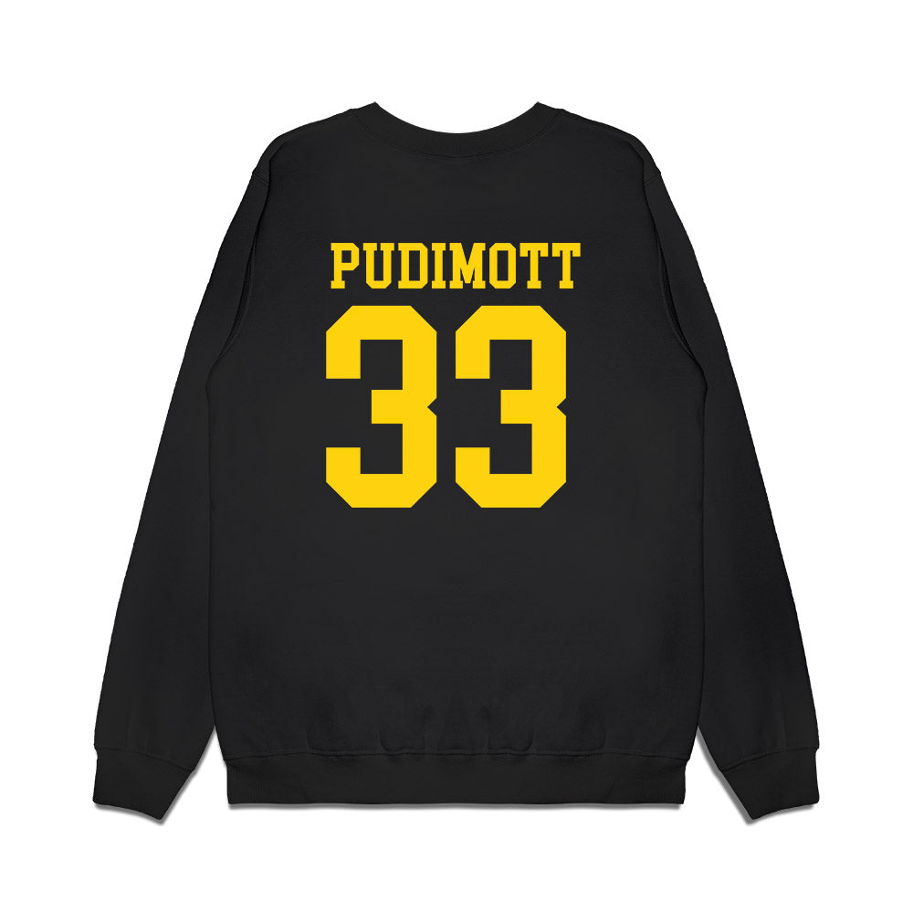 Delaware - NCAA Softball : Gabriella Pudimott - Conference Champions Premium Crewneck Sweatshirt-1