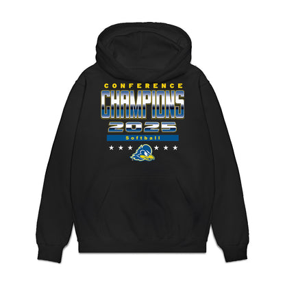 Delaware - NCAA Softball : Gabriella Pudimott - Conference Champions Premium Hooded Sweatshirt-0