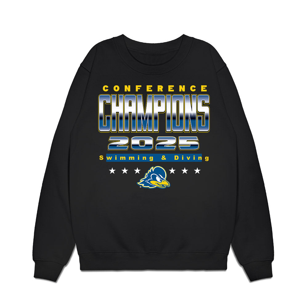 Delaware - NCAA Men's Swimming & Diving : Broder Swenson - Premium Crewneck Sweatshirt-0