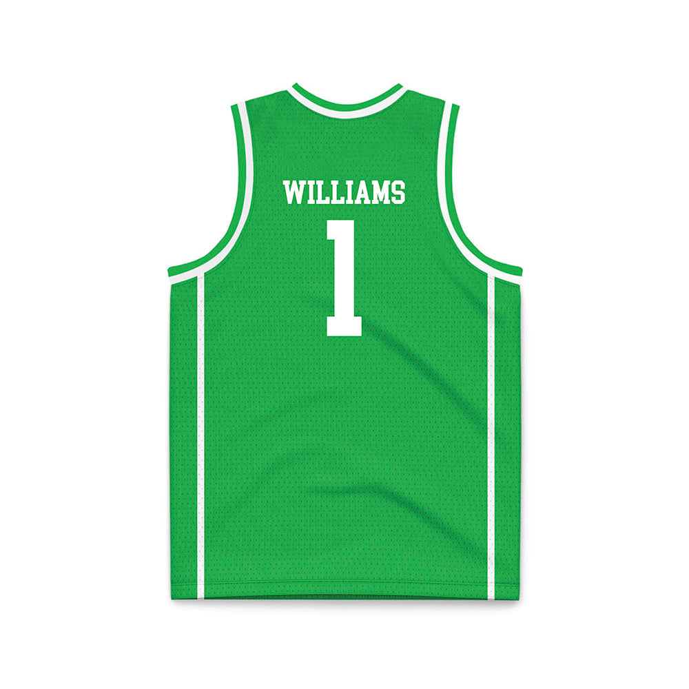 Marshall - NCAA Women's Basketball : TreShondra Williams - Green Basketball Jersey-1