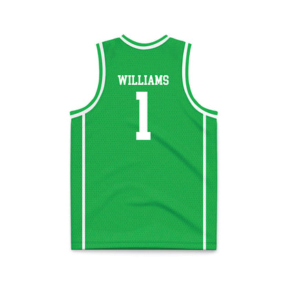 Marshall - NCAA Women's Basketball : TreShondra Williams - Green Basketball Jersey-1
