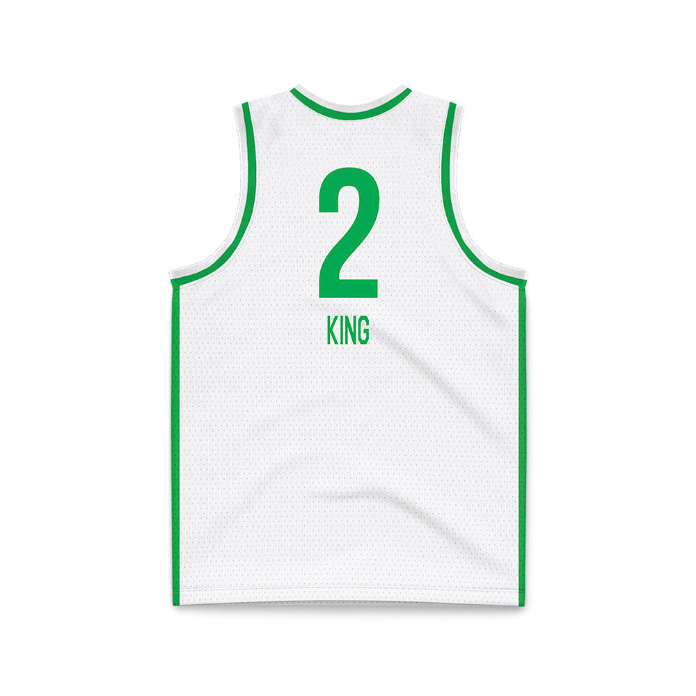 Marshall - NCAA Women's Basketball : Blessing King - White Basketball Jersey-1