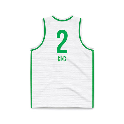 Marshall - NCAA Women's Basketball : Blessing King - White Basketball Jersey-1