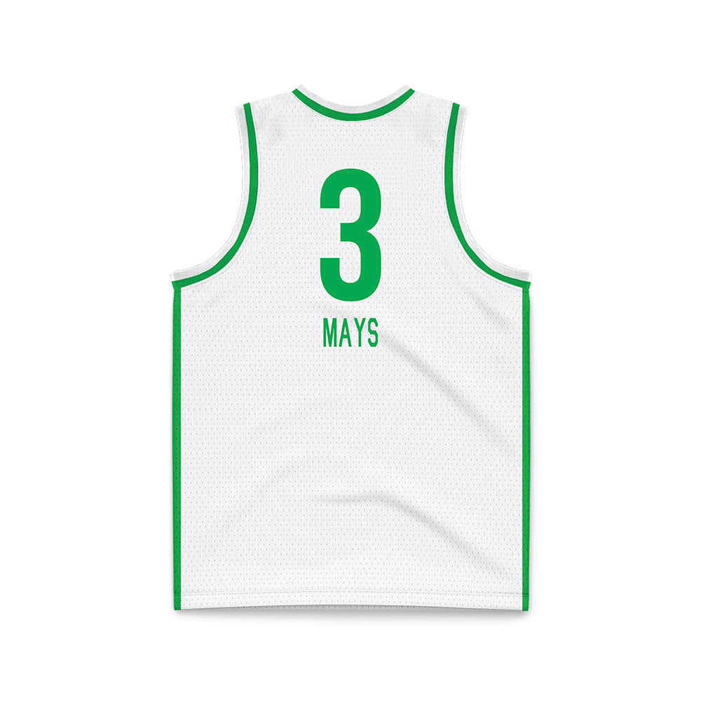 Marshall - NCAA Women's Basketball : Cairah Mays - White Basketball Jersey-1