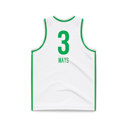 Marshall - NCAA Women's Basketball : Cairah Mays - White Basketball Jersey-1