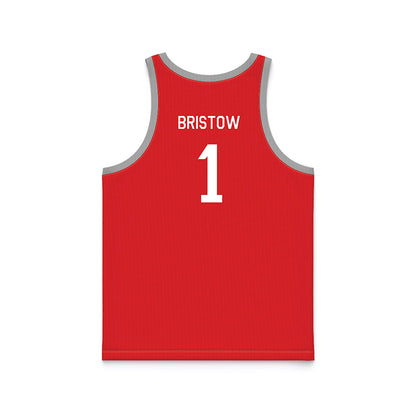 Texas Tech - NCAA Women's Basketball : Jalynn Bristow - Red Hardwood Basketball Jersey-1