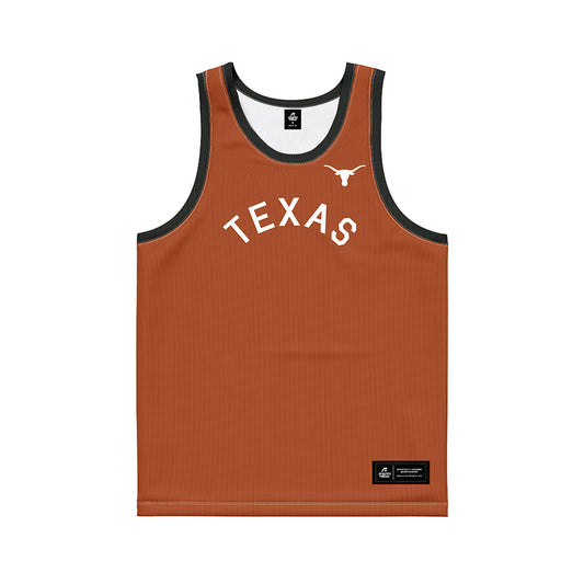 Texas - NCAA Women's Basketball : Isi Etute - Orange Hardwood Basketball Jersey-0