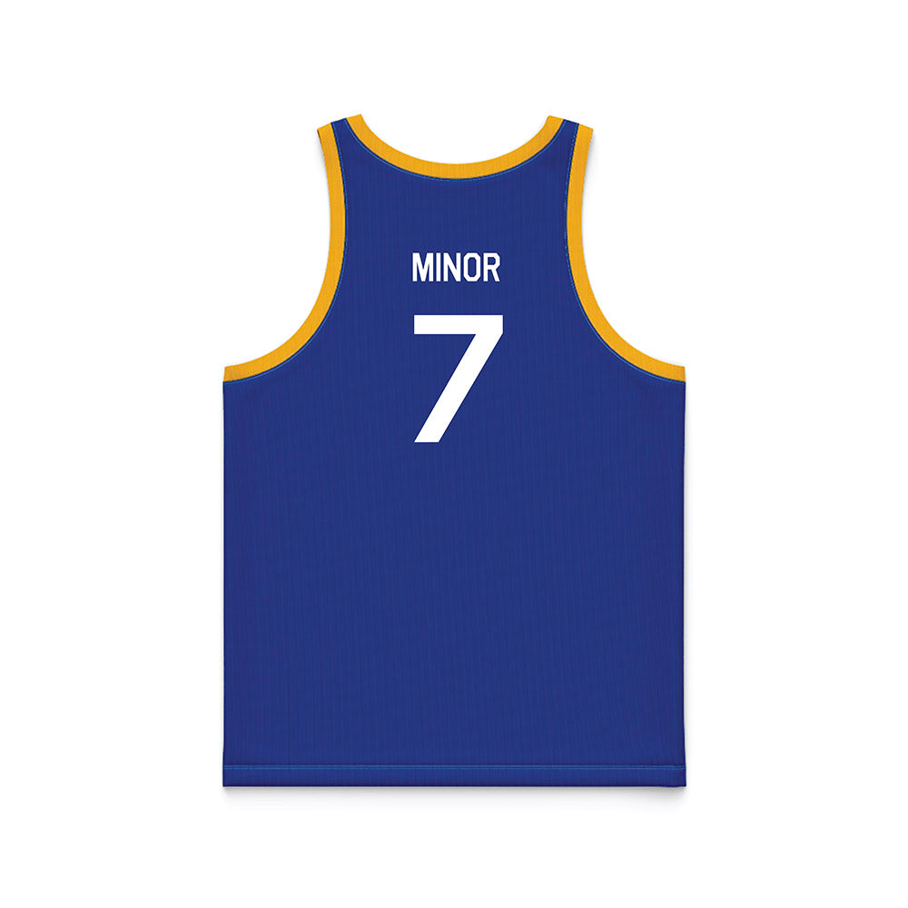 Pittsburgh - NCAA Men's Basketball : Damarco Minor - Hardwood Reissue Basketball Jersey-1