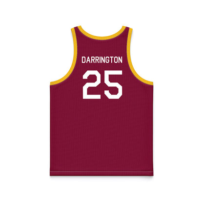 Arizona State - NCAA Women's Basketball : Ayanna-Sarai Darrington - Maroon Hardwood Basketball Jersey-1