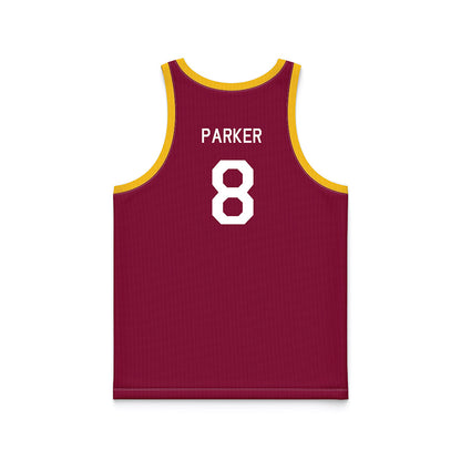 Arizona State - NCAA Women's Basketball : Londyn Parker - Maroon Hardwood Basketball Jersey-1