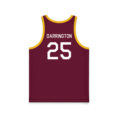 Arizona State - NCAA Women's Basketball : Ayanna-Sarai Darrington - Maroon Hardwood Basketball Jersey-1
