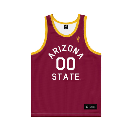 Arizona State - NCAA Women's Basketball : Ayanna-Sarai Darrington - Maroon Hardwood Basketball Jersey-0