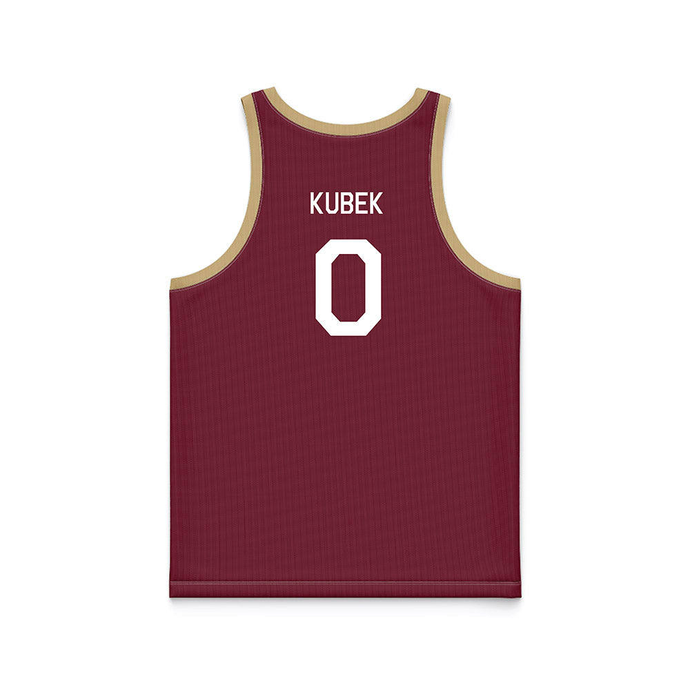 FSU - NCAA Women's Basketball : Allorie Kubek - Hardwood Reissue Basketball Jersey-1