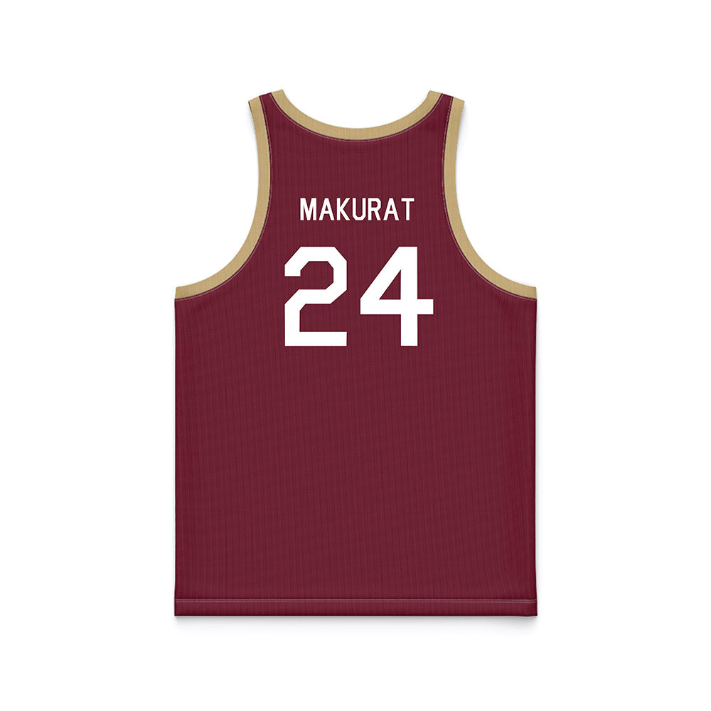 FSU - NCAA Women's Basketball : Agata Makurat - Hardwood Reissue Basketball Jersey-1