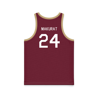 FSU - NCAA Women's Basketball : Agata Makurat - Hardwood Reissue Basketball Jersey-1