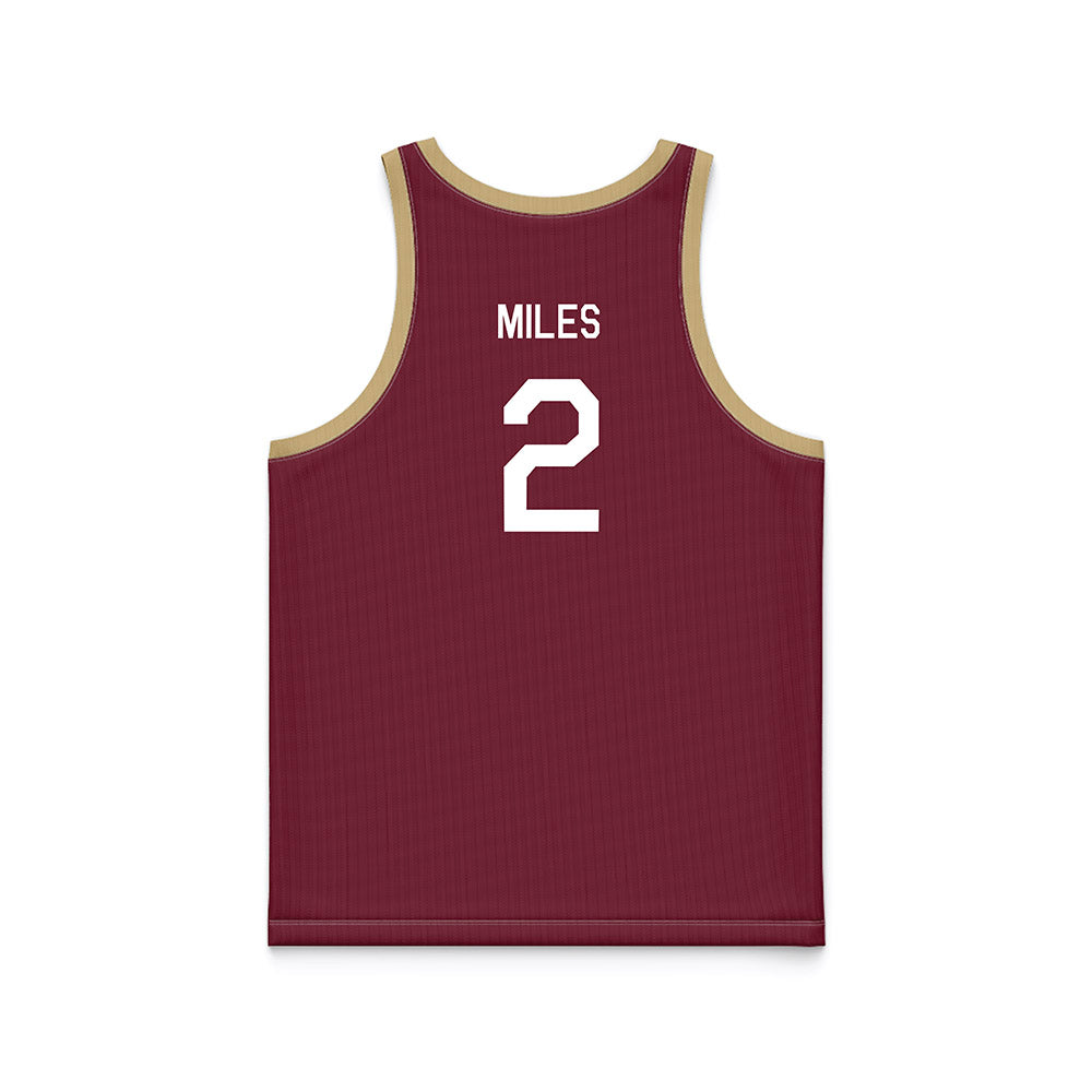 FSU - NCAA Men's Basketball : Cam Miles - Hardwood Reissue Basketball Jersey-1