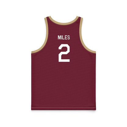 FSU - NCAA Men's Basketball : Cam Miles - Hardwood Reissue Basketball Jersey-1