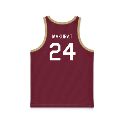 FSU - NCAA Women's Basketball : Agata Makurat - Hardwood Reissue Basketball Jersey-1