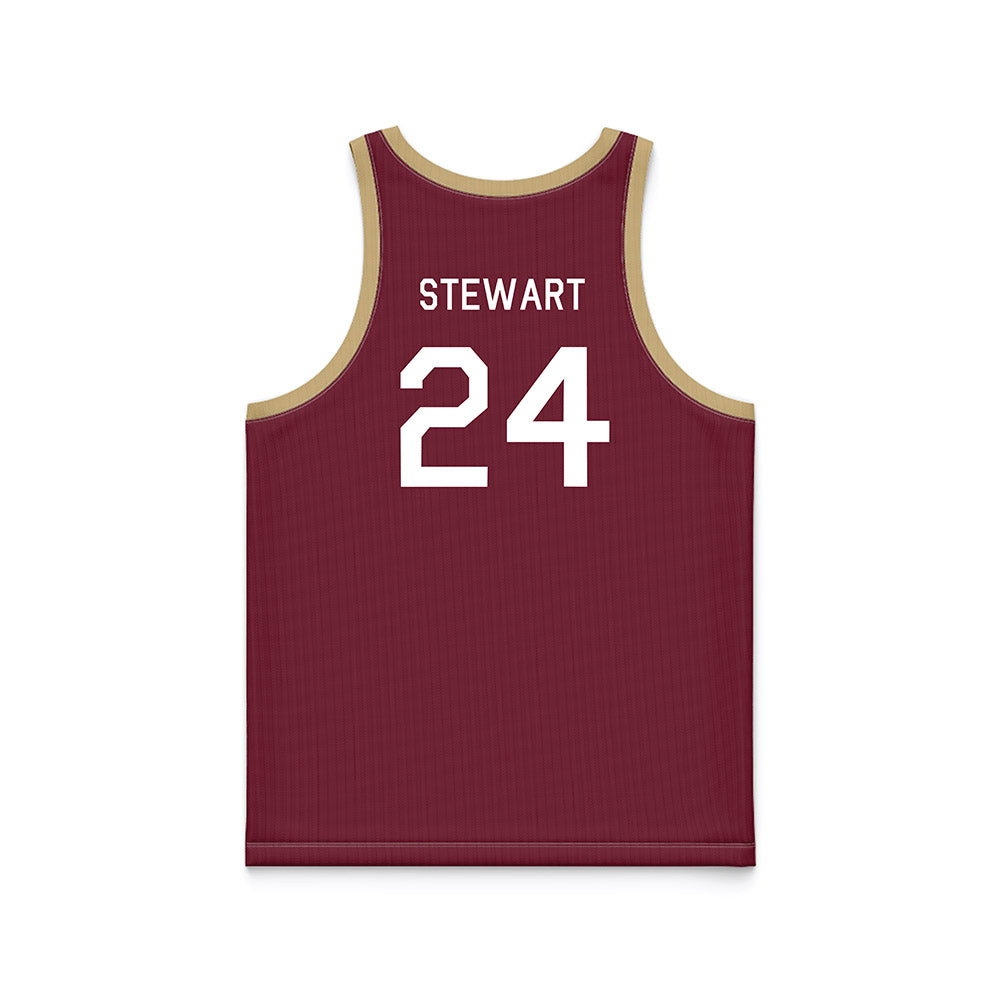 FSU - NCAA Women's Basketball : Morgan Stewart - Hardwood Reissue Basketball Jersey-1