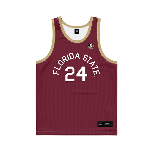 FSU - NCAA Women's Basketball : Agata Makurat - Hardwood Reissue Basketball Jersey-0