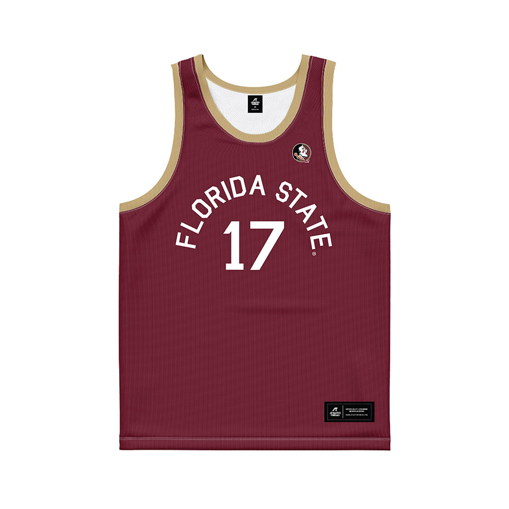 FSU - NCAA Women's Basketball : Kennedy Loux - Hardwood Reissue Basketball Jersey-0